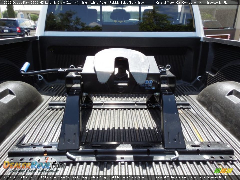 2012 Dodge Ram 2500 HD Laramie Crew Cab 4x4 Bright White / Light Pebble Beige/Bark Brown Photo #11