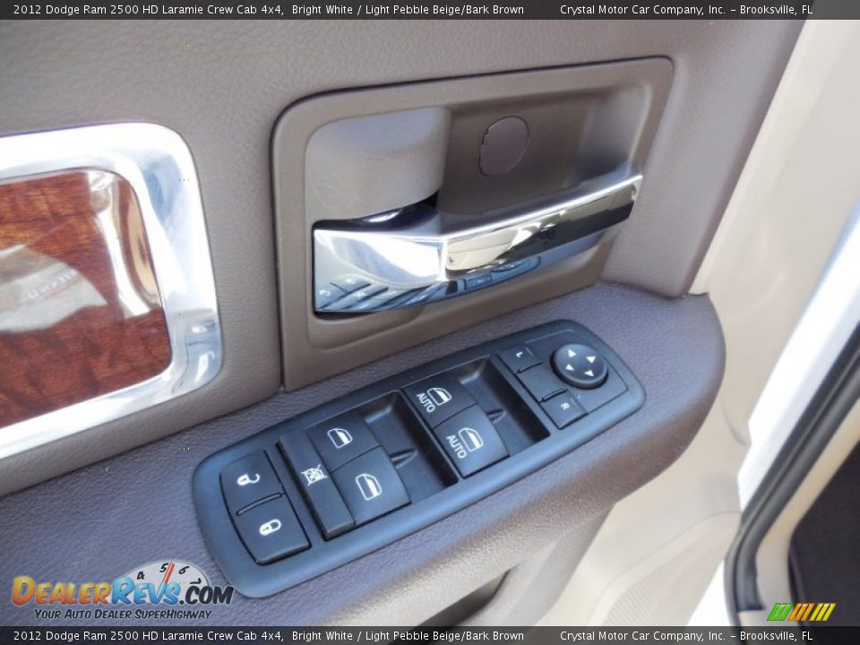 2012 Dodge Ram 2500 HD Laramie Crew Cab 4x4 Bright White / Light Pebble Beige/Bark Brown Photo #18
