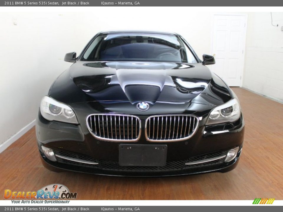 2011 BMW 5 Series 535i Sedan Jet Black / Black Photo #5