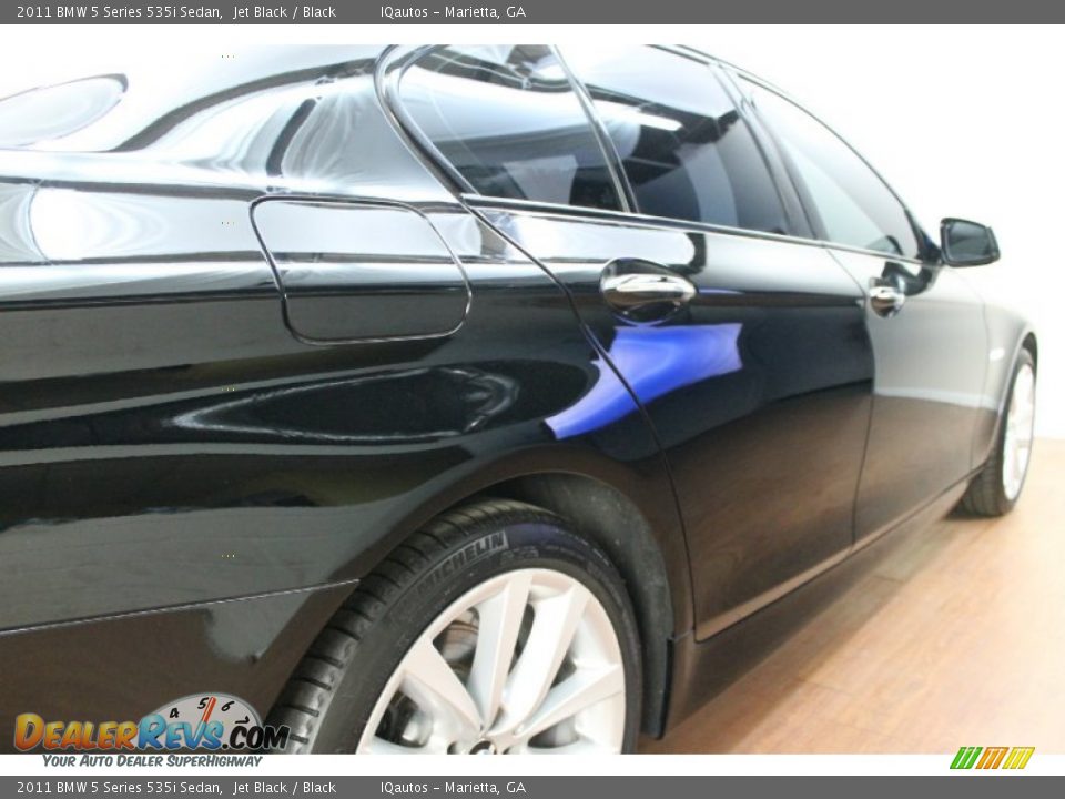 2011 BMW 5 Series 535i Sedan Jet Black / Black Photo #8
