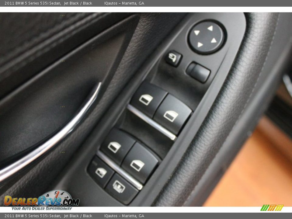 2011 BMW 5 Series 535i Sedan Jet Black / Black Photo #17