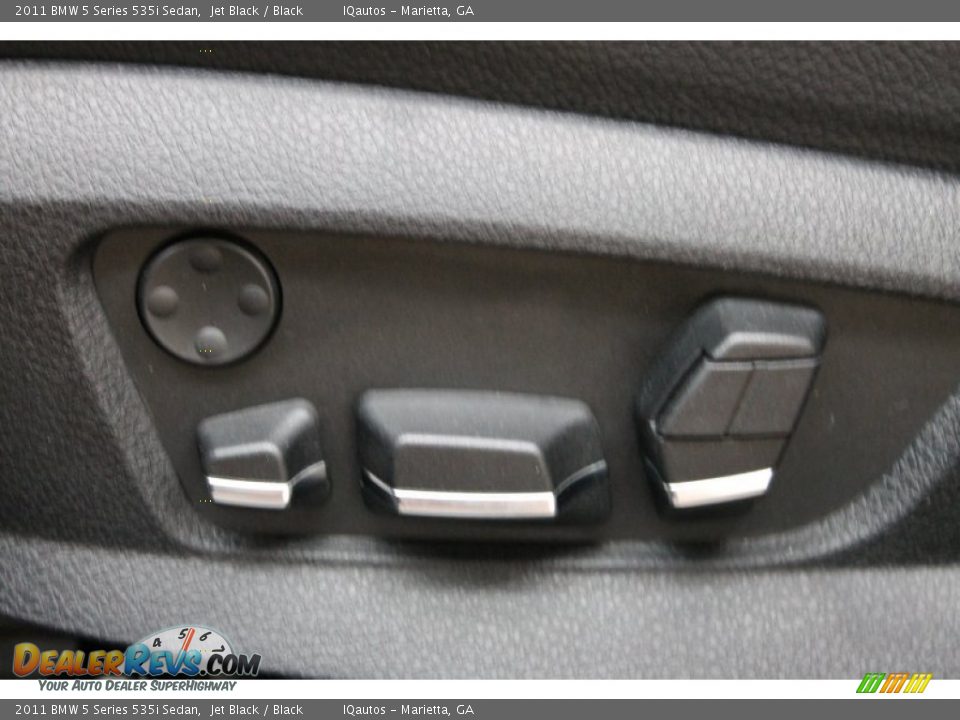2011 BMW 5 Series 535i Sedan Jet Black / Black Photo #18