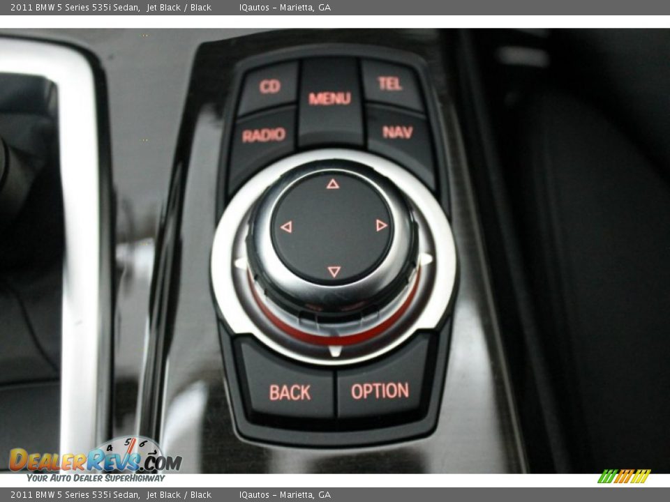 2011 BMW 5 Series 535i Sedan Jet Black / Black Photo #23