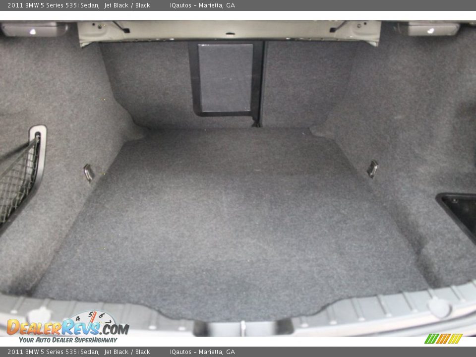 2011 BMW 5 Series 535i Sedan Jet Black / Black Photo #36