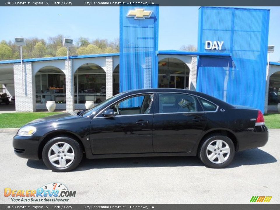2006 Chevrolet Impala LS Black / Gray Photo #2