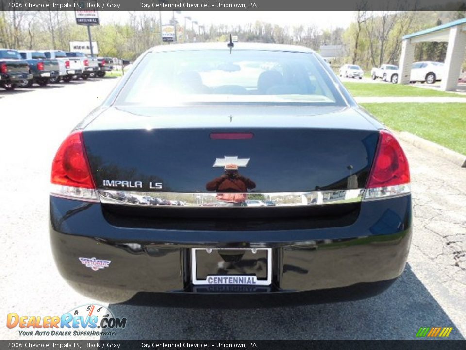 2006 Chevrolet Impala LS Black / Gray Photo #5