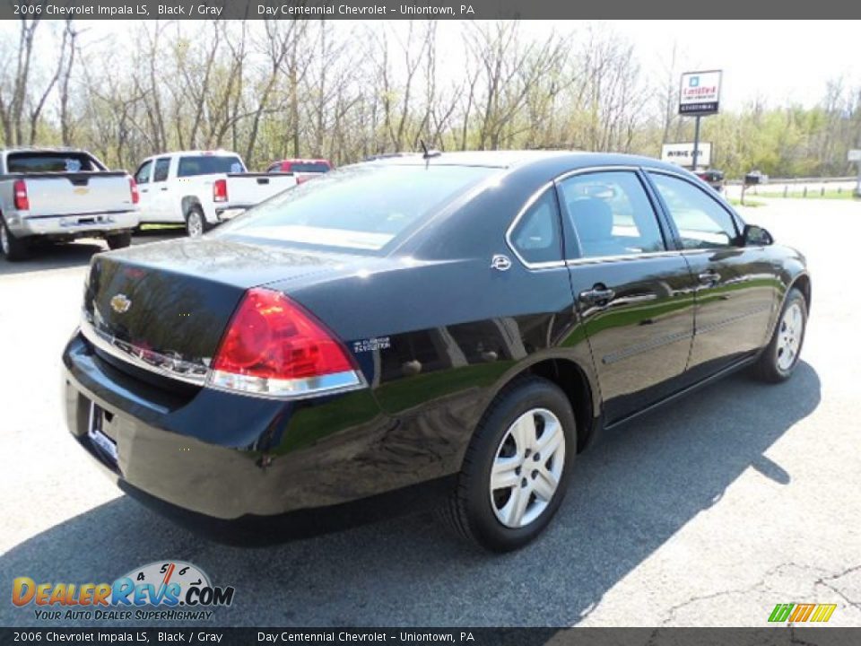 2006 Chevrolet Impala LS Black / Gray Photo #6