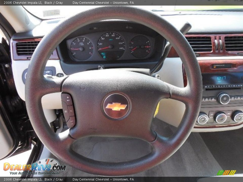 2006 Chevrolet Impala LS Black / Gray Photo #14