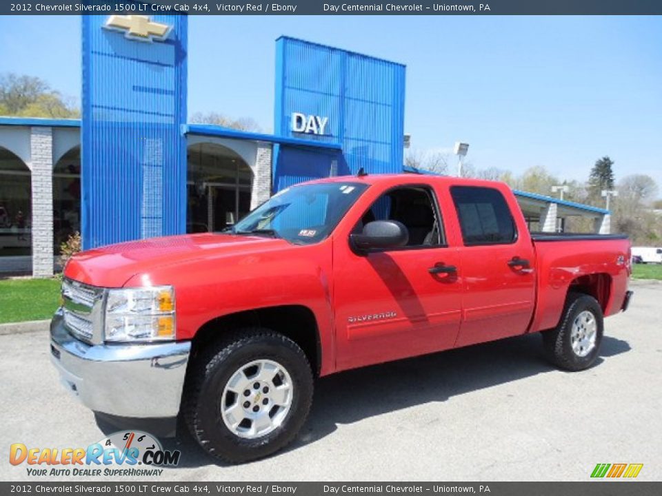 2012 Chevrolet Silverado 1500 LT Crew Cab 4x4 Victory Red / Ebony Photo #1