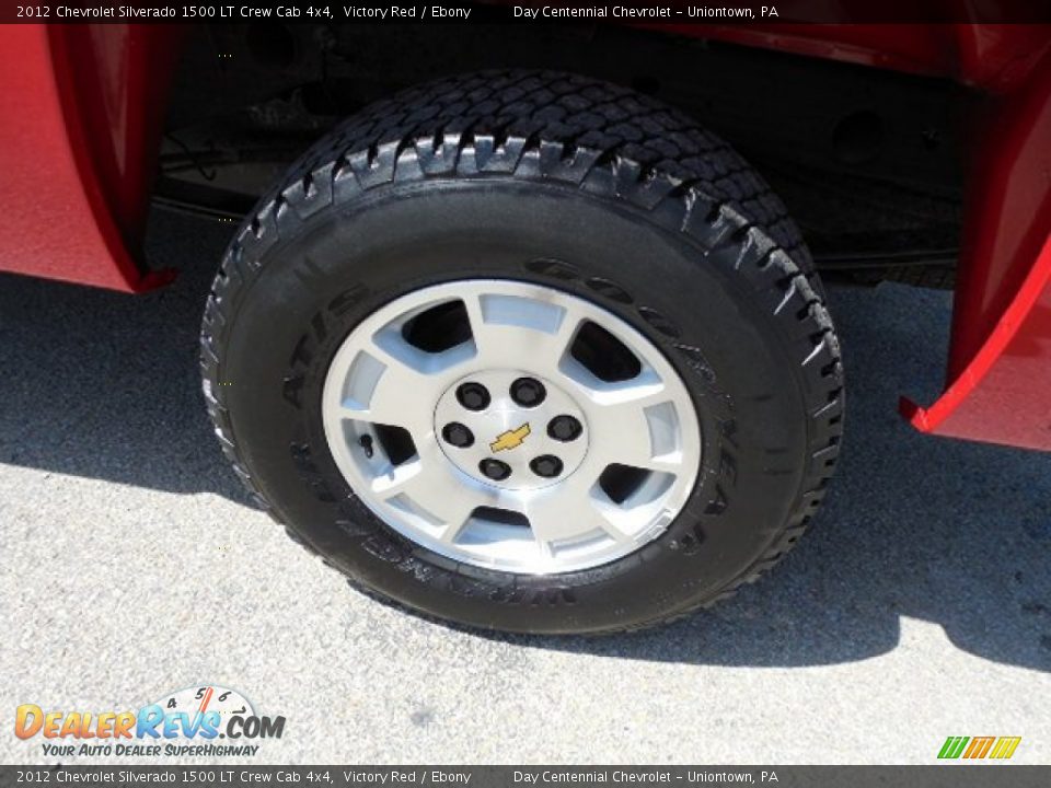 2012 Chevrolet Silverado 1500 LT Crew Cab 4x4 Victory Red / Ebony Photo #3