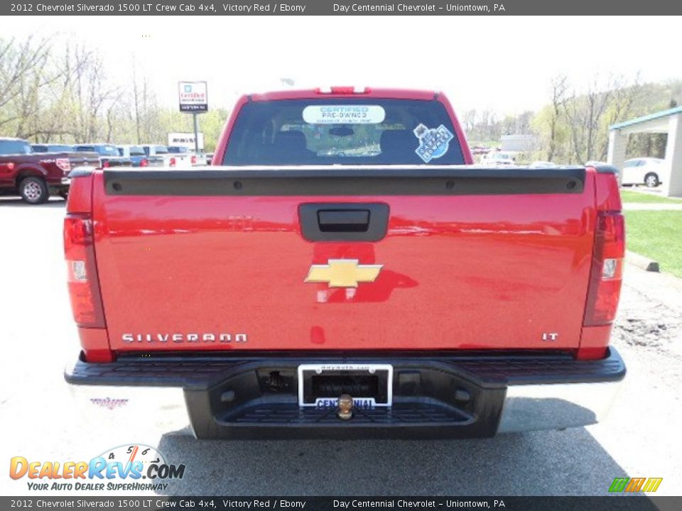 2012 Chevrolet Silverado 1500 LT Crew Cab 4x4 Victory Red / Ebony Photo #5