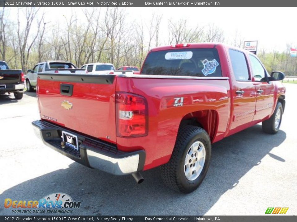 2012 Chevrolet Silverado 1500 LT Crew Cab 4x4 Victory Red / Ebony Photo #7