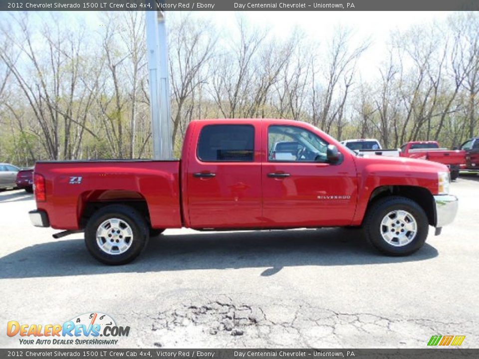 2012 Chevrolet Silverado 1500 LT Crew Cab 4x4 Victory Red / Ebony Photo #8