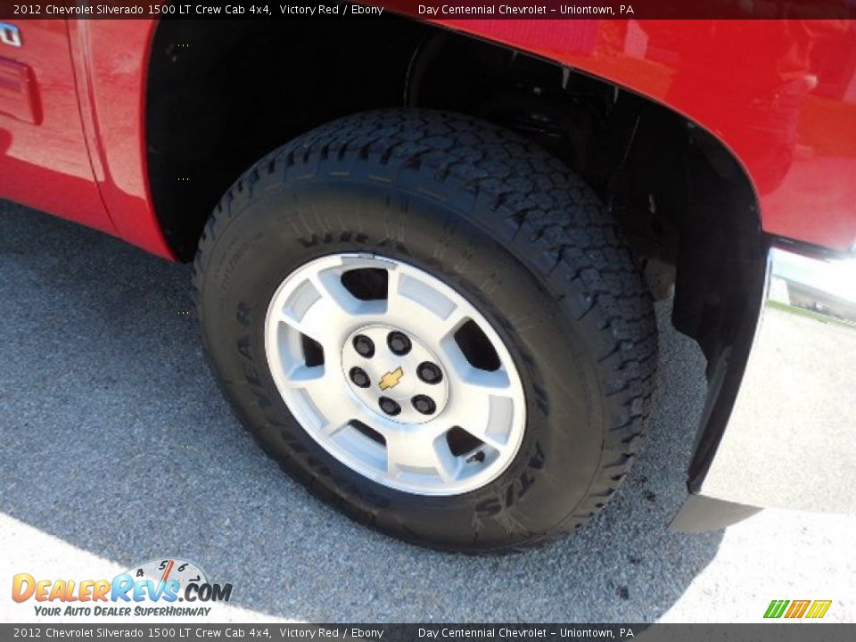 2012 Chevrolet Silverado 1500 LT Crew Cab 4x4 Victory Red / Ebony Photo #9