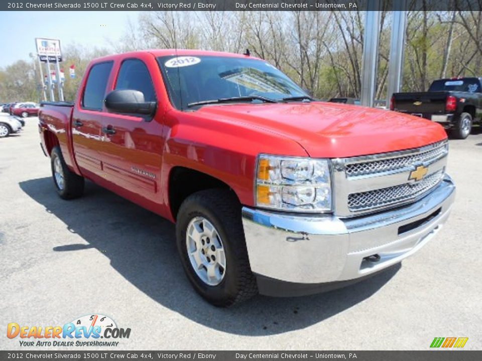 2012 Chevrolet Silverado 1500 LT Crew Cab 4x4 Victory Red / Ebony Photo #10