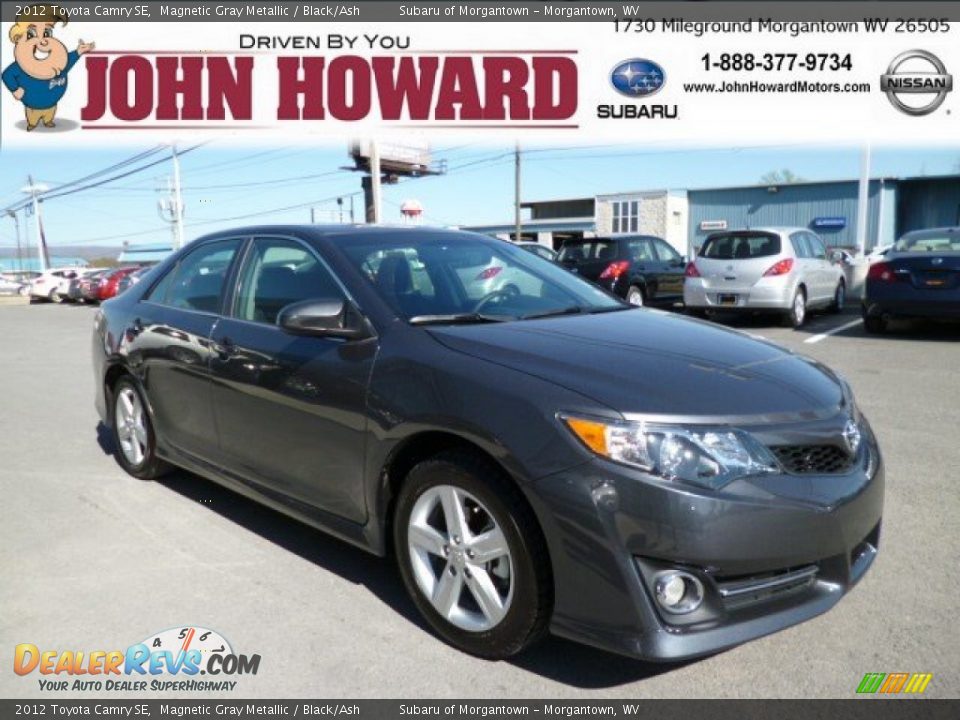2012 Toyota Camry SE Magnetic Gray Metallic / Black/Ash Photo #1