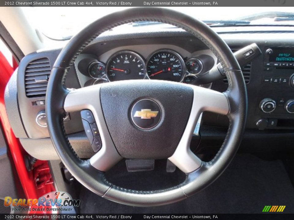 2012 Chevrolet Silverado 1500 LT Crew Cab 4x4 Victory Red / Ebony Photo #15