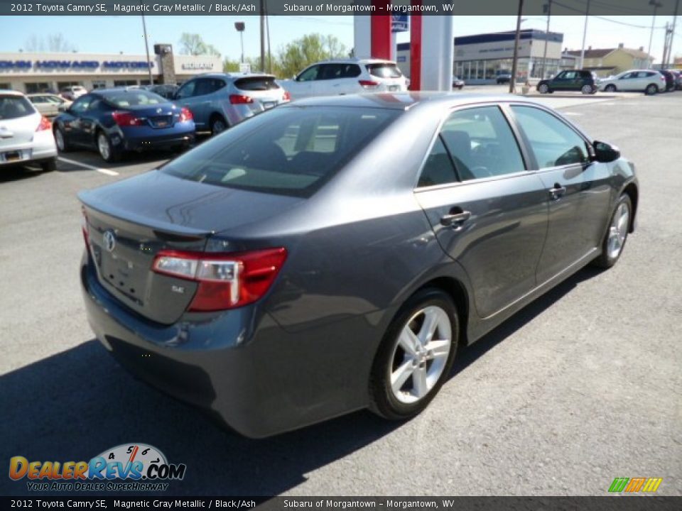 2012 Toyota Camry SE Magnetic Gray Metallic / Black/Ash Photo #11