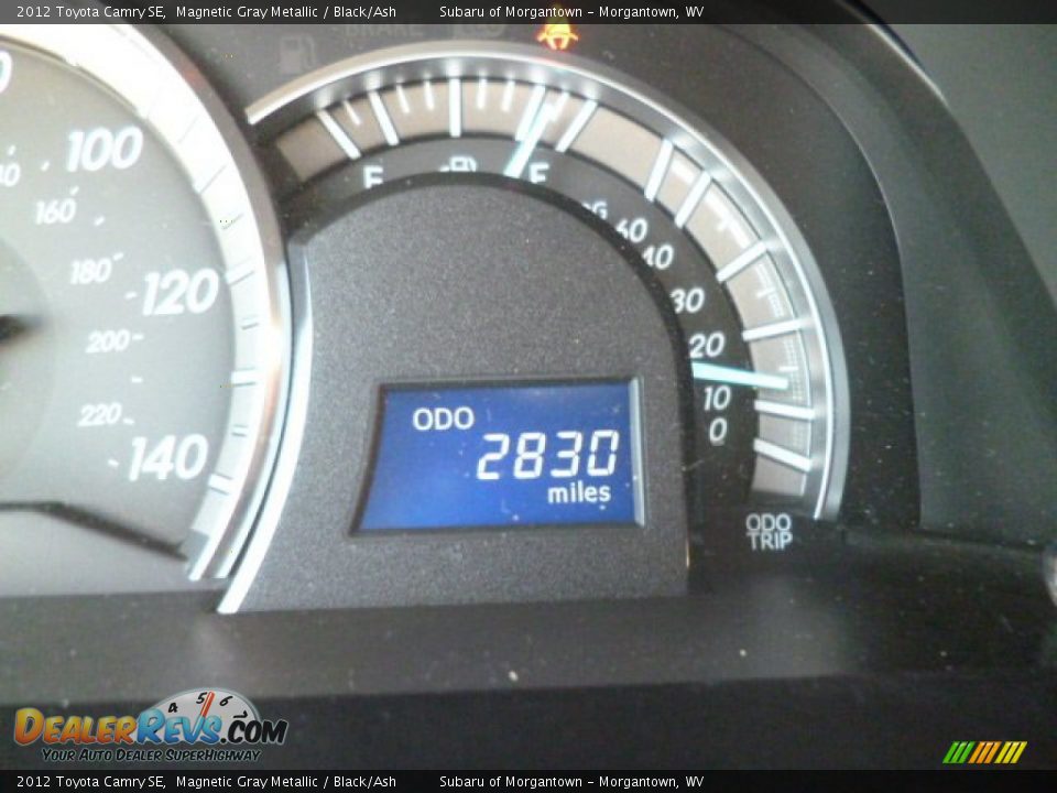 2012 Toyota Camry SE Magnetic Gray Metallic / Black/Ash Photo #20
