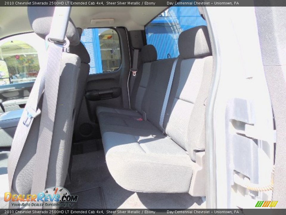 2010 Chevrolet Silverado 2500HD LT Extended Cab 4x4 Sheer Silver Metallic / Ebony Photo #15
