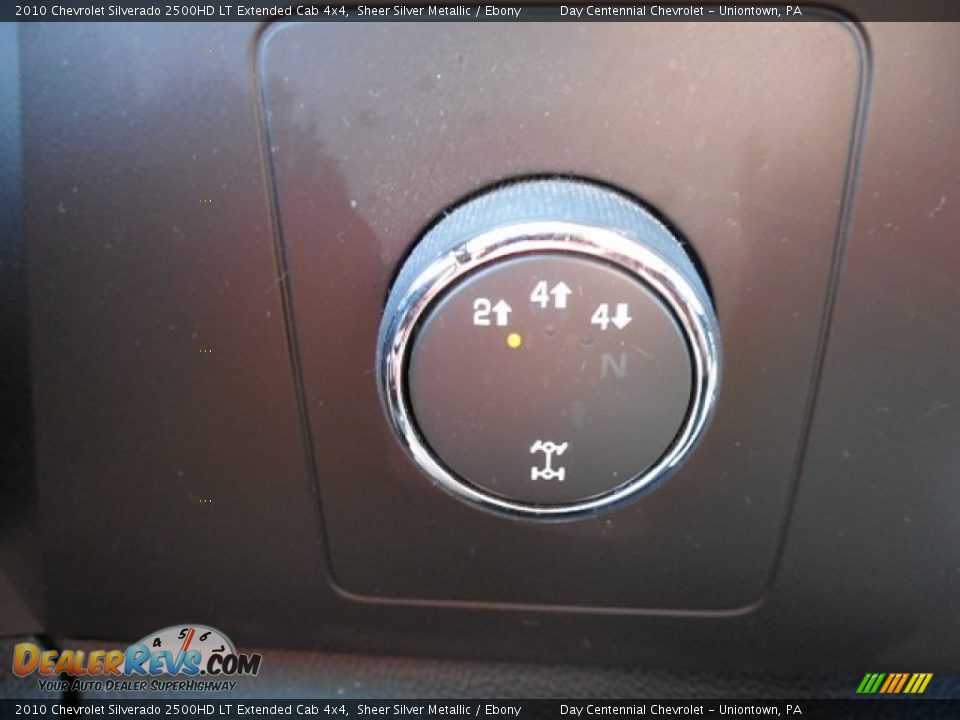 2010 Chevrolet Silverado 2500HD LT Extended Cab 4x4 Sheer Silver Metallic / Ebony Photo #17