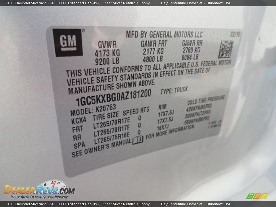 2010 Chevrolet Silverado 2500HD LT Extended Cab 4x4 Sheer Silver Metallic / Ebony Photo #19