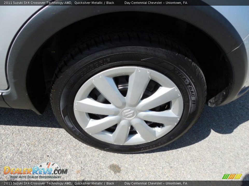 2011 Suzuki SX4 Crossover Technology AWD Quicksilver Metallic / Black Photo #3