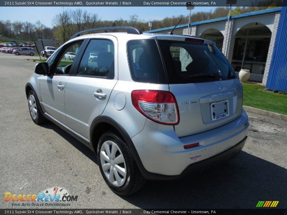 2011 Suzuki SX4 Crossover Technology AWD Quicksilver Metallic / Black Photo #4