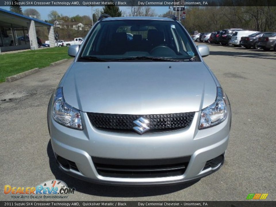2011 Suzuki SX4 Crossover Technology AWD Quicksilver Metallic / Black Photo #11