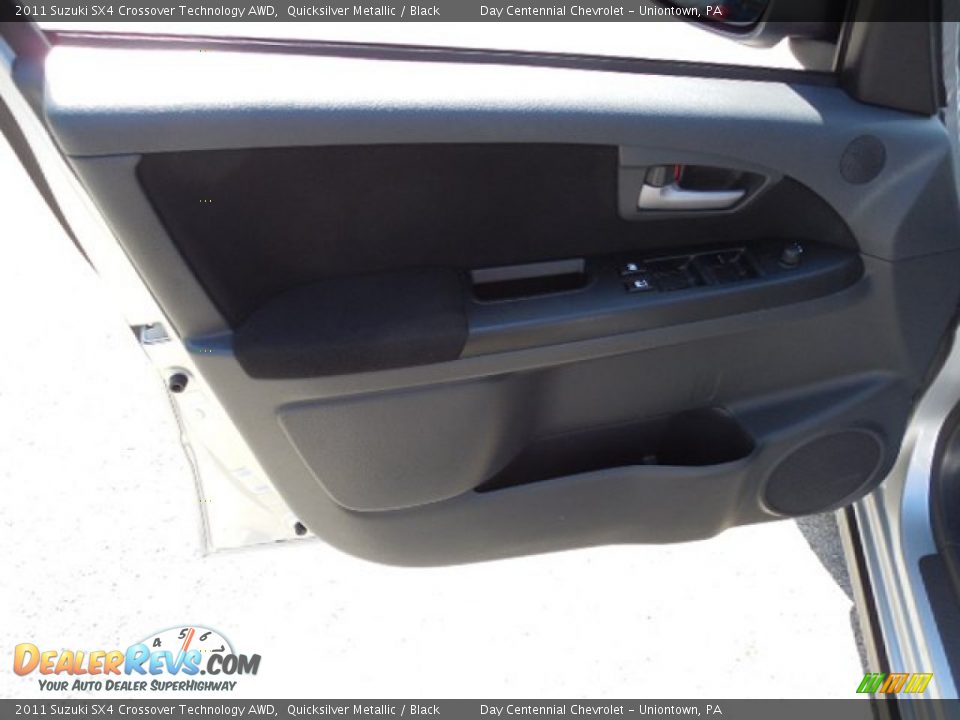 2011 Suzuki SX4 Crossover Technology AWD Quicksilver Metallic / Black Photo #12