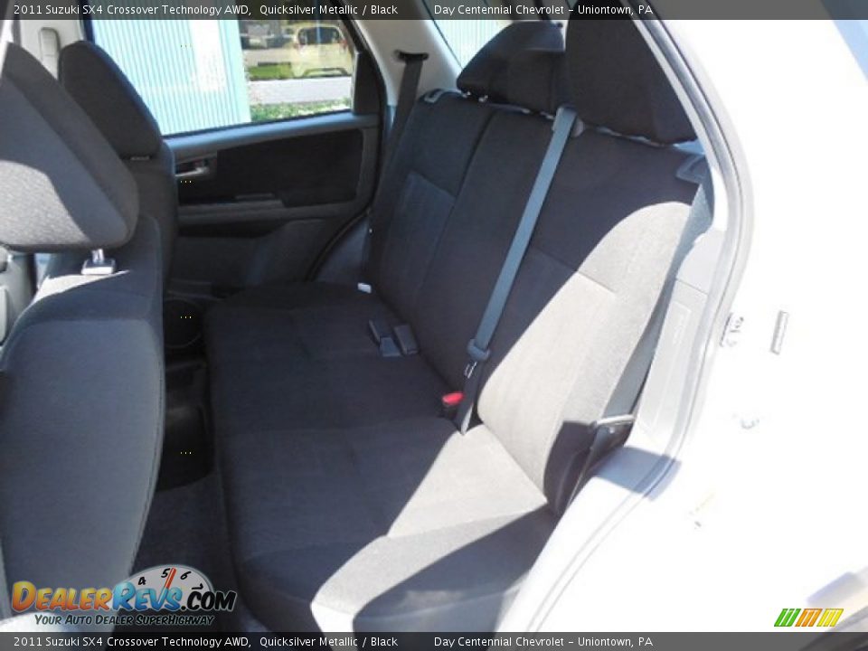 2011 Suzuki SX4 Crossover Technology AWD Quicksilver Metallic / Black Photo #14