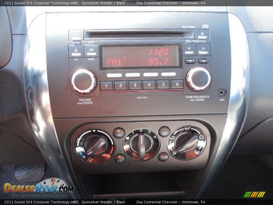 2011 Suzuki SX4 Crossover Technology AWD Quicksilver Metallic / Black Photo #16