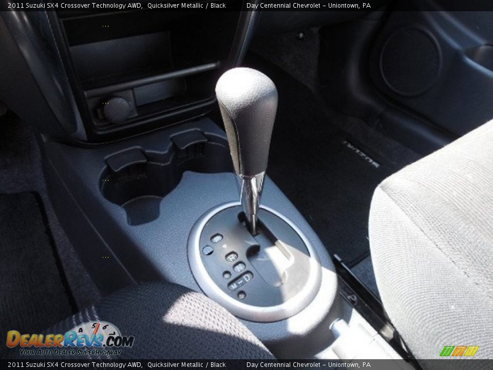 2011 Suzuki SX4 Crossover Technology AWD Quicksilver Metallic / Black Photo #17