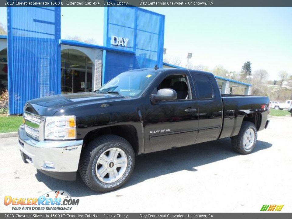 2013 Chevrolet Silverado 1500 LT Extended Cab 4x4 Black / Ebony Photo #1