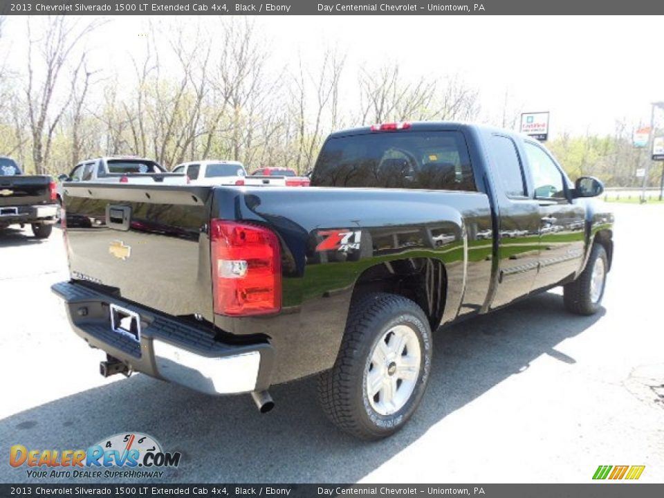 2013 Chevrolet Silverado 1500 LT Extended Cab 4x4 Black / Ebony Photo #7