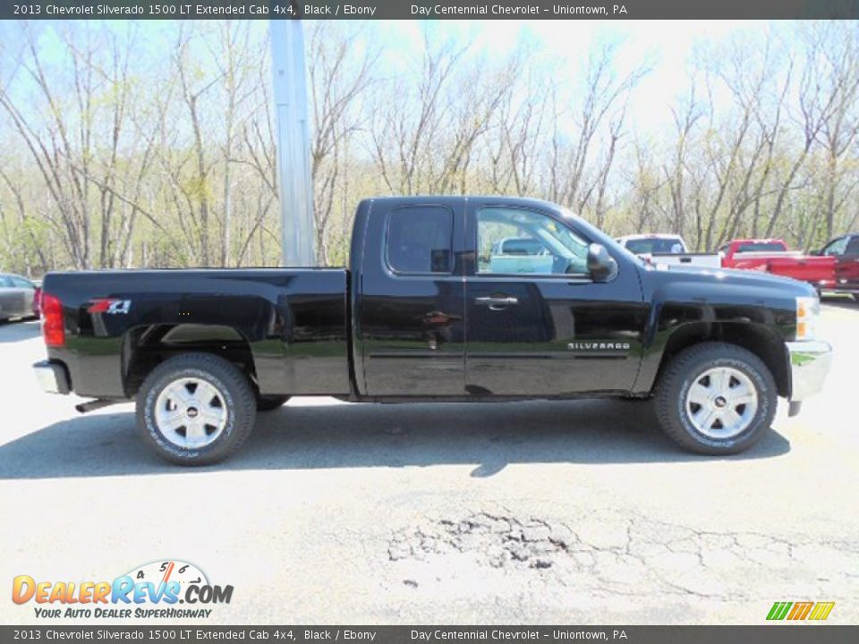 2013 Chevrolet Silverado 1500 LT Extended Cab 4x4 Black / Ebony Photo #8