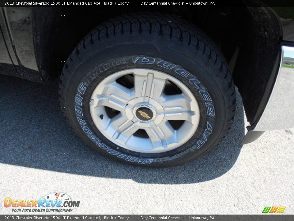 2013 Chevrolet Silverado 1500 LT Extended Cab 4x4 Black / Ebony Photo #9