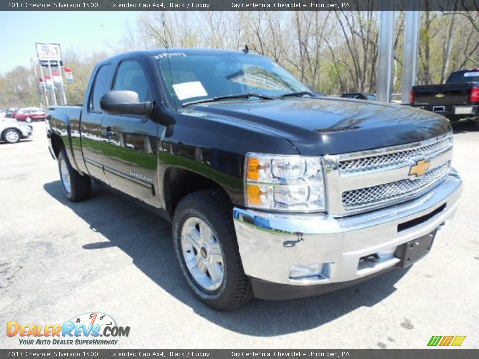 2013 Chevrolet Silverado 1500 LT Extended Cab 4x4 Black / Ebony Photo #10