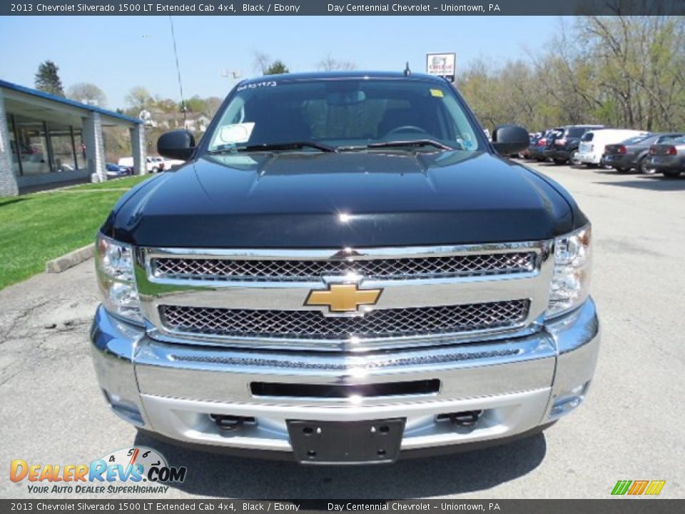 2013 Chevrolet Silverado 1500 LT Extended Cab 4x4 Black / Ebony Photo #11