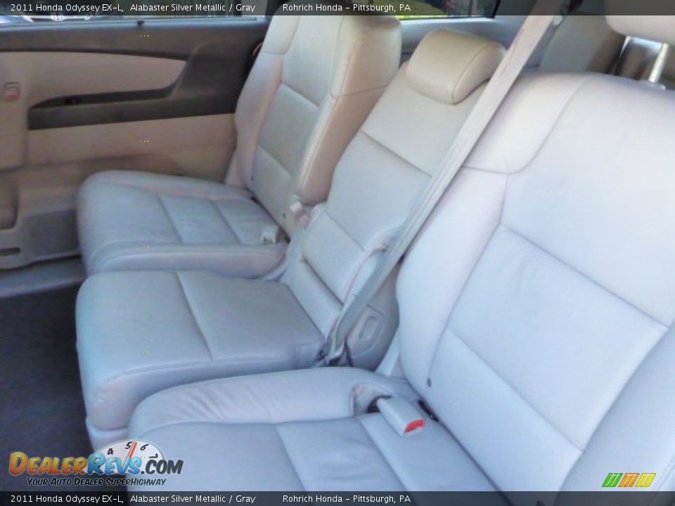 2011 Honda Odyssey EX-L Alabaster Silver Metallic / Gray Photo #5