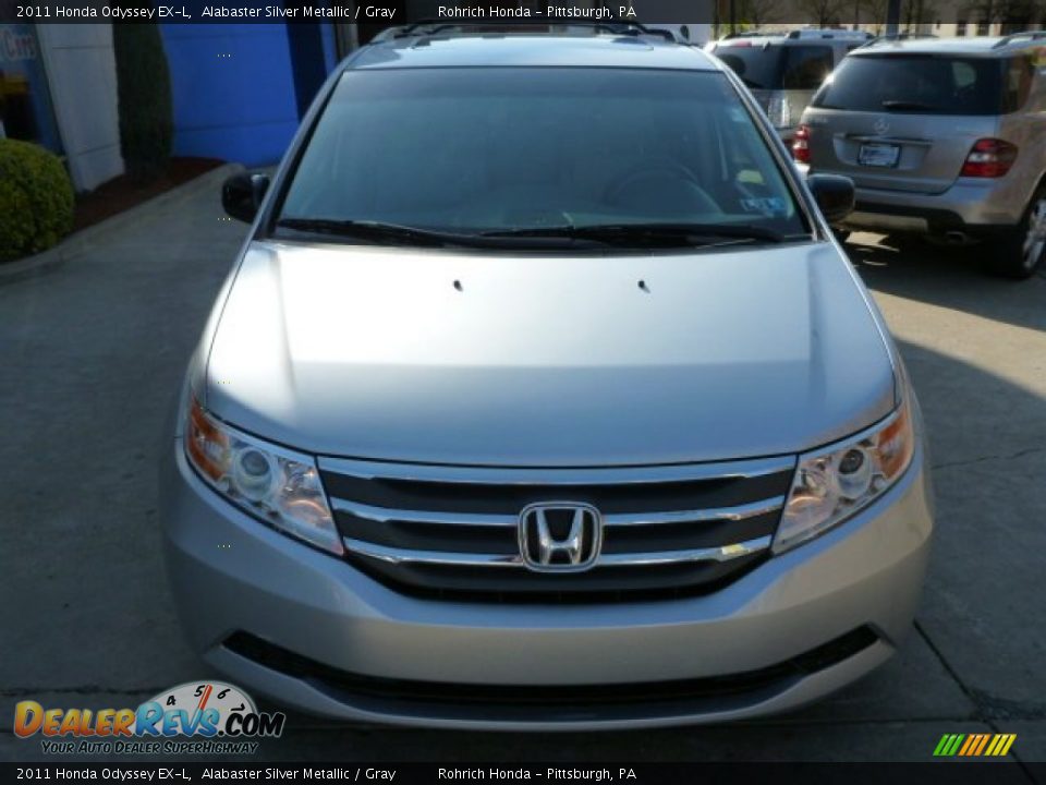 2011 Honda Odyssey EX-L Alabaster Silver Metallic / Gray Photo #18