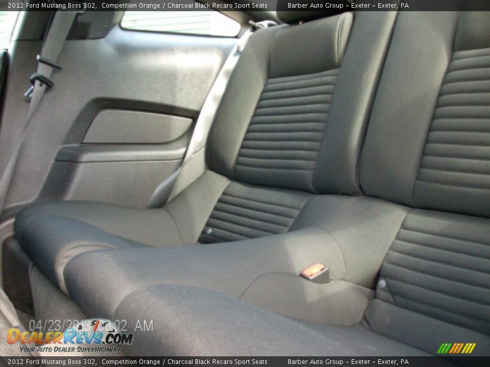 2012 Ford Mustang Boss 302 Competition Orange / Charcoal Black Recaro Sport Seats Photo #9