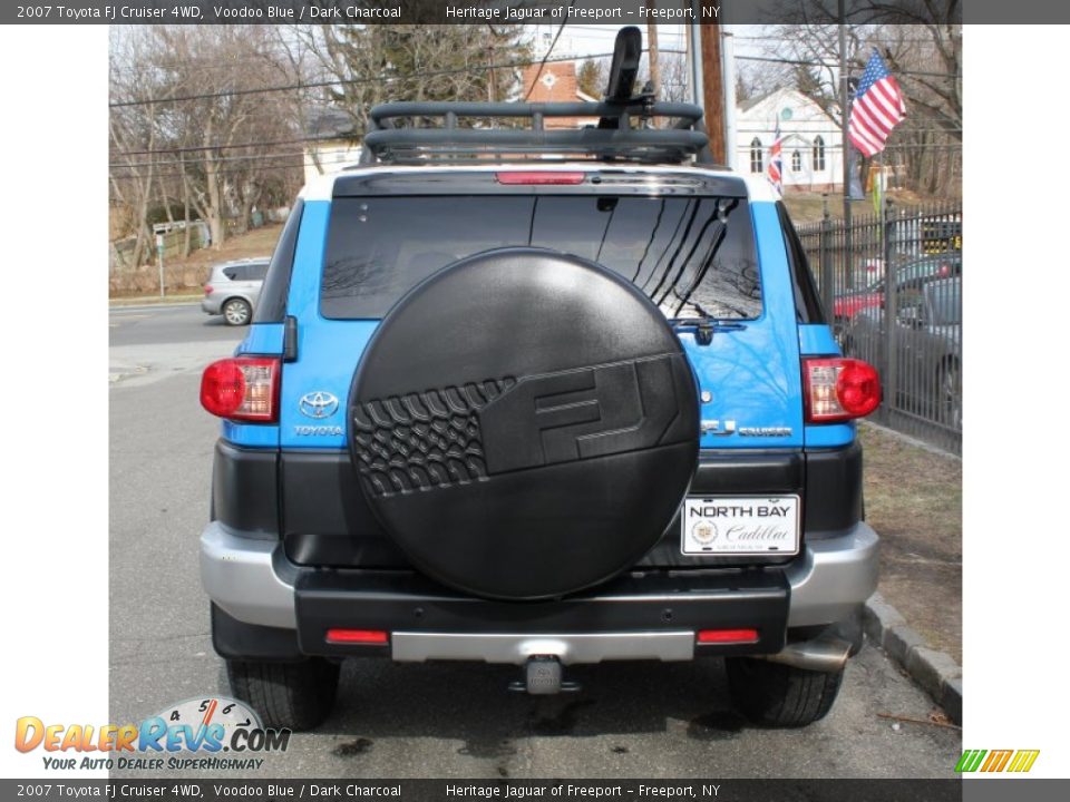 2007 Toyota FJ Cruiser 4WD Voodoo Blue / Dark Charcoal Photo #5