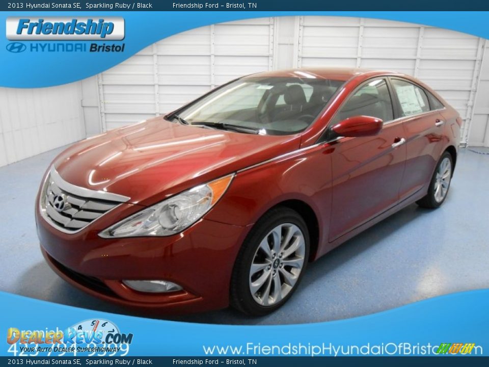 2013 Hyundai Sonata SE Sparkling Ruby / Black Photo #2