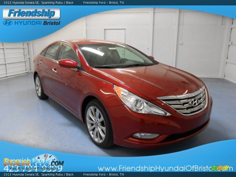 2013 Hyundai Sonata SE Sparkling Ruby / Black Photo #4