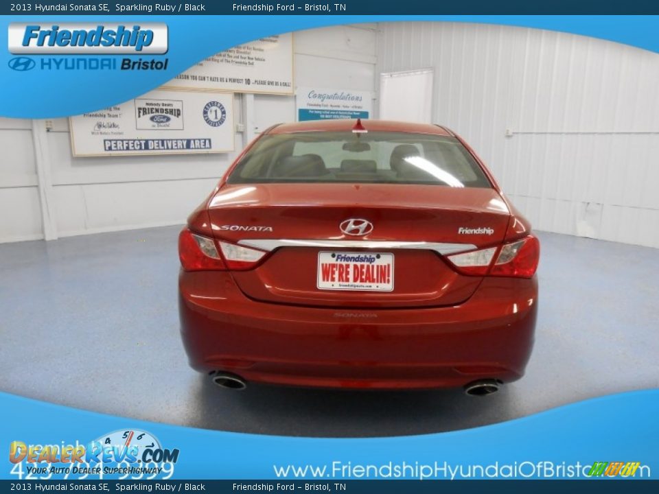 2013 Hyundai Sonata SE Sparkling Ruby / Black Photo #5