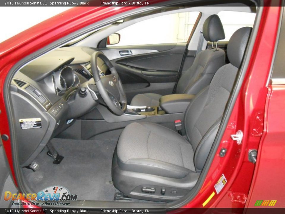 2013 Hyundai Sonata SE Sparkling Ruby / Black Photo #7