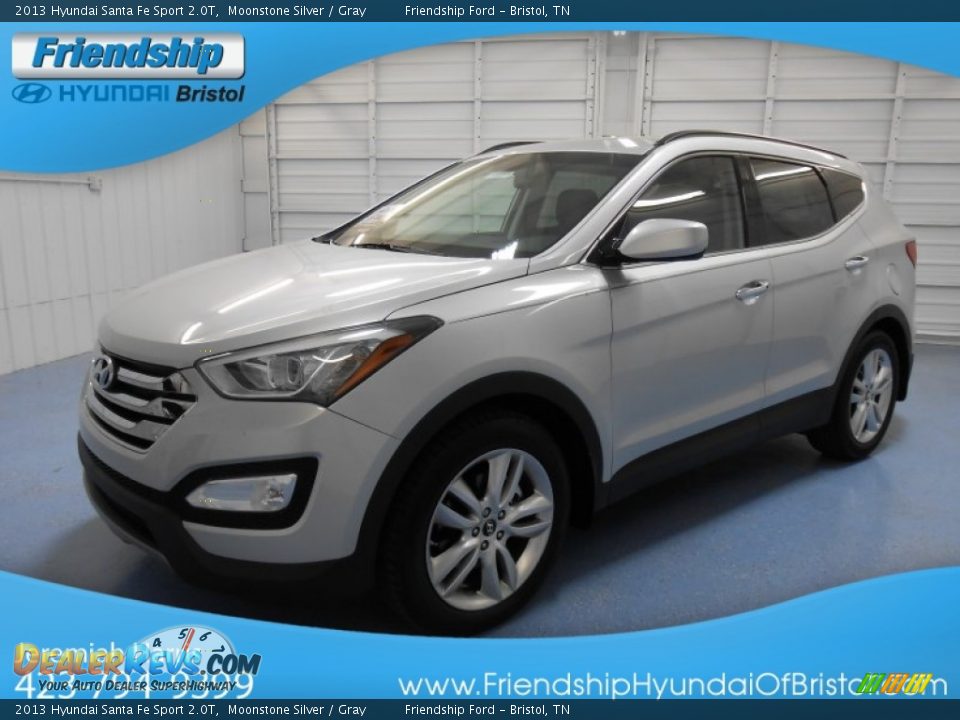 2013 Hyundai Santa Fe Sport 2.0T Moonstone Silver / Gray Photo #2