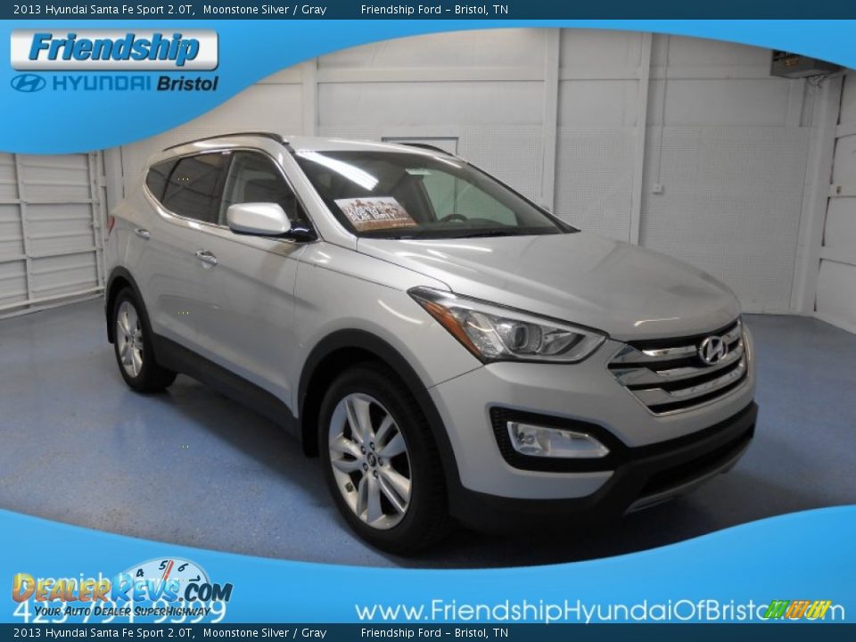 2013 Hyundai Santa Fe Sport 2.0T Moonstone Silver / Gray Photo #4