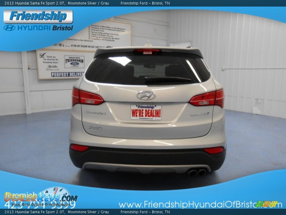 2013 Hyundai Santa Fe Sport 2.0T Moonstone Silver / Gray Photo #5